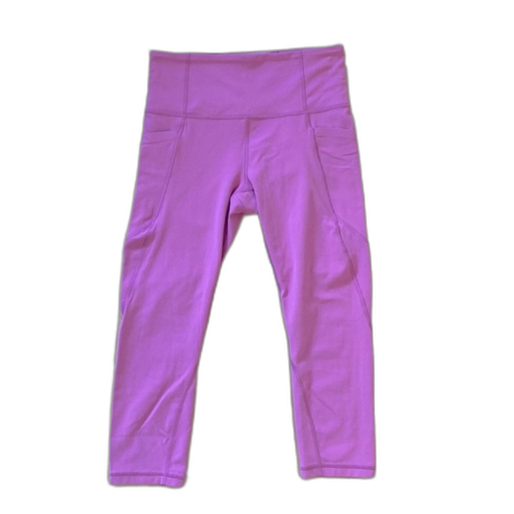 ATHLETA~SOFT CROPPED LEGGINGS~POCKETS~SMALL